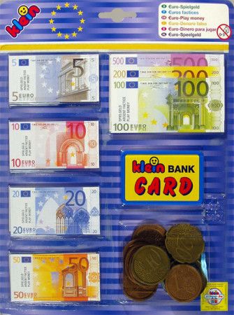 Klein Euro bankovky a mince - obrázek 1