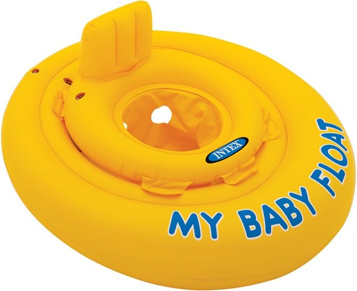 Intex Nafukovací plavátko žluté, kulaté, 70 cm - obrázek 1