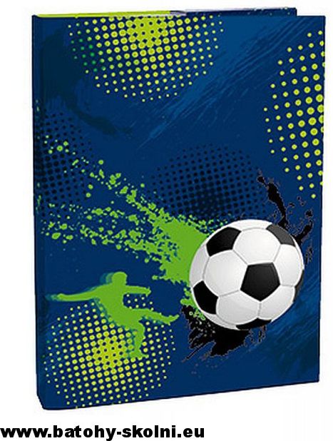 Školní box na sešity s klopou Stil A5 Football 3 - obrázek 3