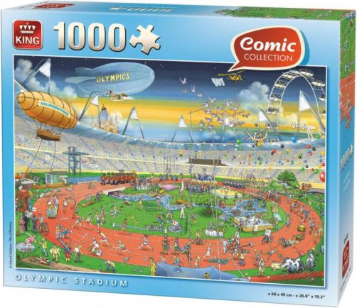 KING Puzzle Olympijský stadion 1000 dílků - obrázek 1
