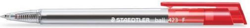 Kuličkové pero "Ball 423 F", 0,3 mm, červená, STAEDTLER - obrázek 1