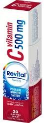 Revital Vitamin C 500 mg lesní jahoda 20 šumivých tablet - obrázek 1