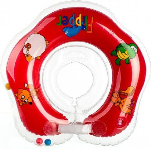 Teddies Flipper/Kruh 48439 Plavací nákrčník červený v krabici 17x20cm 0+ - obrázek 2