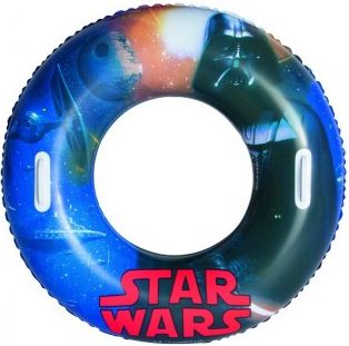 Dětský nafukovací velký kruh Bestway Star Wars, Modrá - obrázek 1