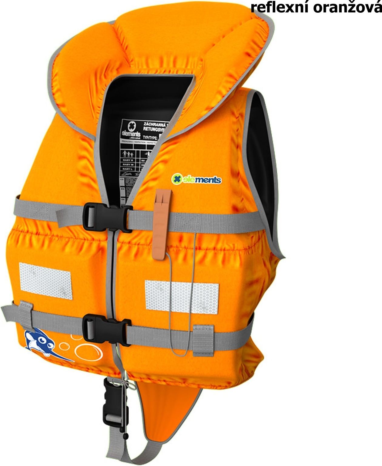 Záchranná vesta ELEMENTS GEAR Baby Plus oranžová - vel. S - obrázek 1
