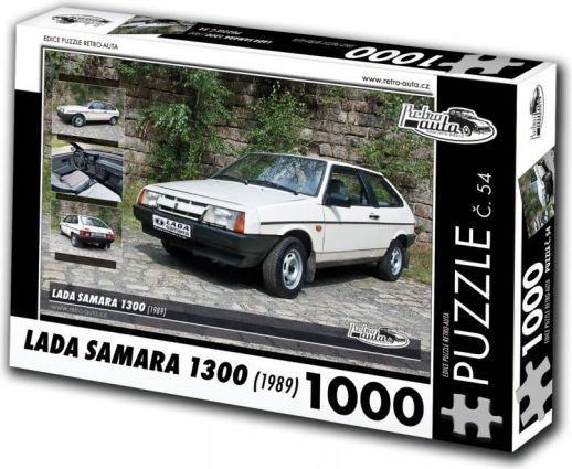 RETRO-AUTA Puzzle č. 54 Lada Samara 1300 (1989) 1000 dílků - obrázek 1