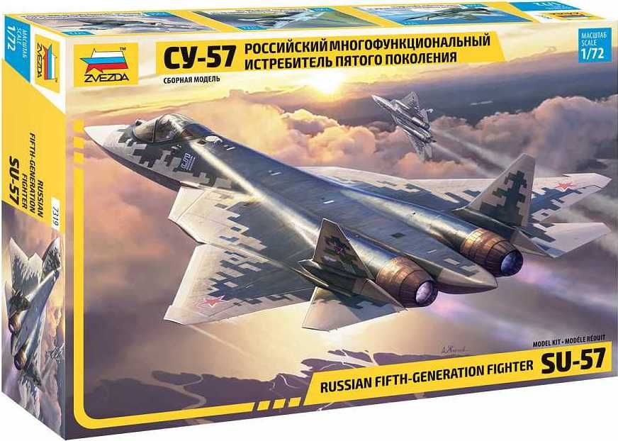 ZVEZDA Model Kit letadlo 7319 - Sukhoi SU-57 (1:72) - obrázek 1