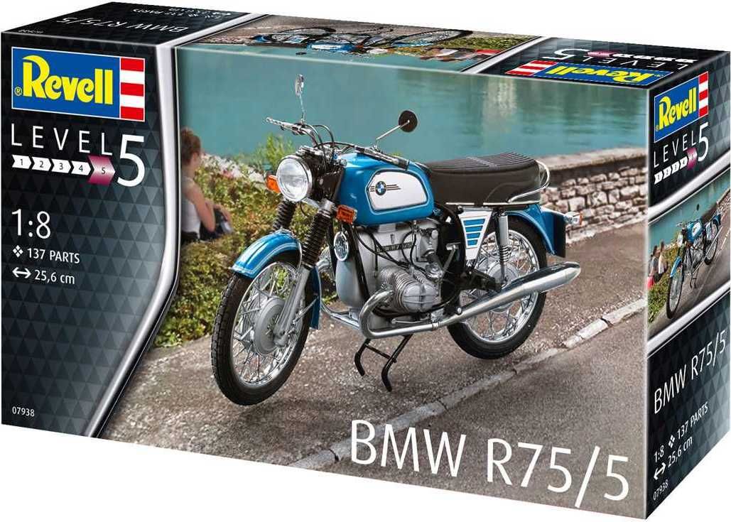 REVELL Plastic ModelKit motorka 07938 - BMW R75/5 (1:8) - obrázek 3