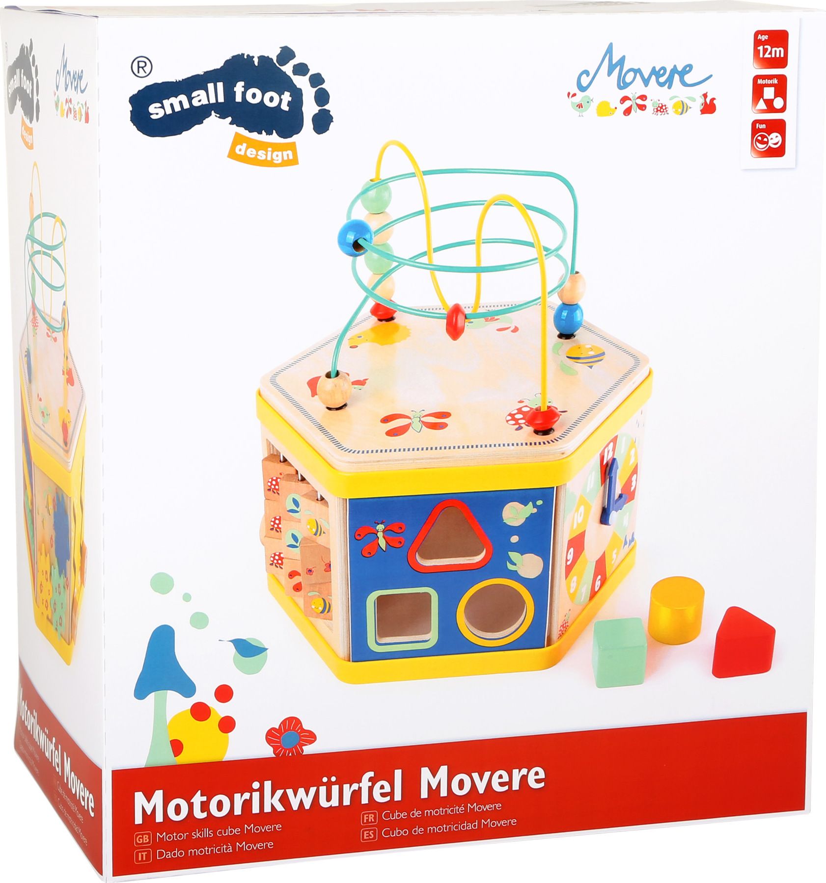 SMALL FOOT BY LEGLER Small Foot Lesní motorická kostka - obrázek 2
