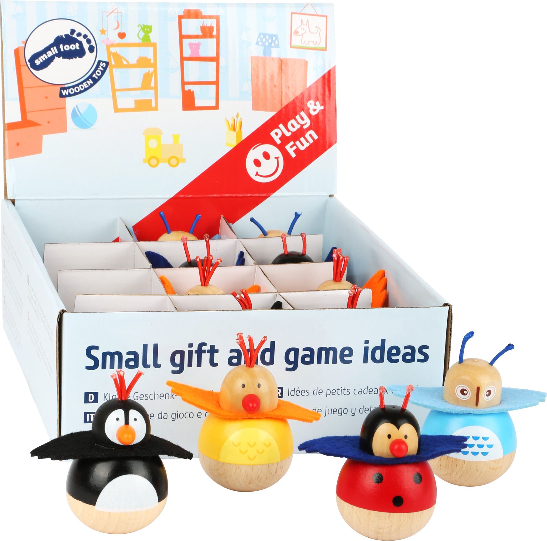 Small Foot Dřevěné točící zvířátko 1ks - obrázek 3