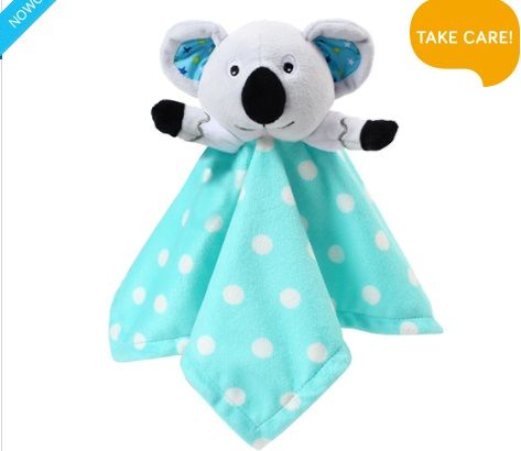 BABYONO Deka ovečka + mazlíček 75x100 cm – tyrkysová - obrázek 2
