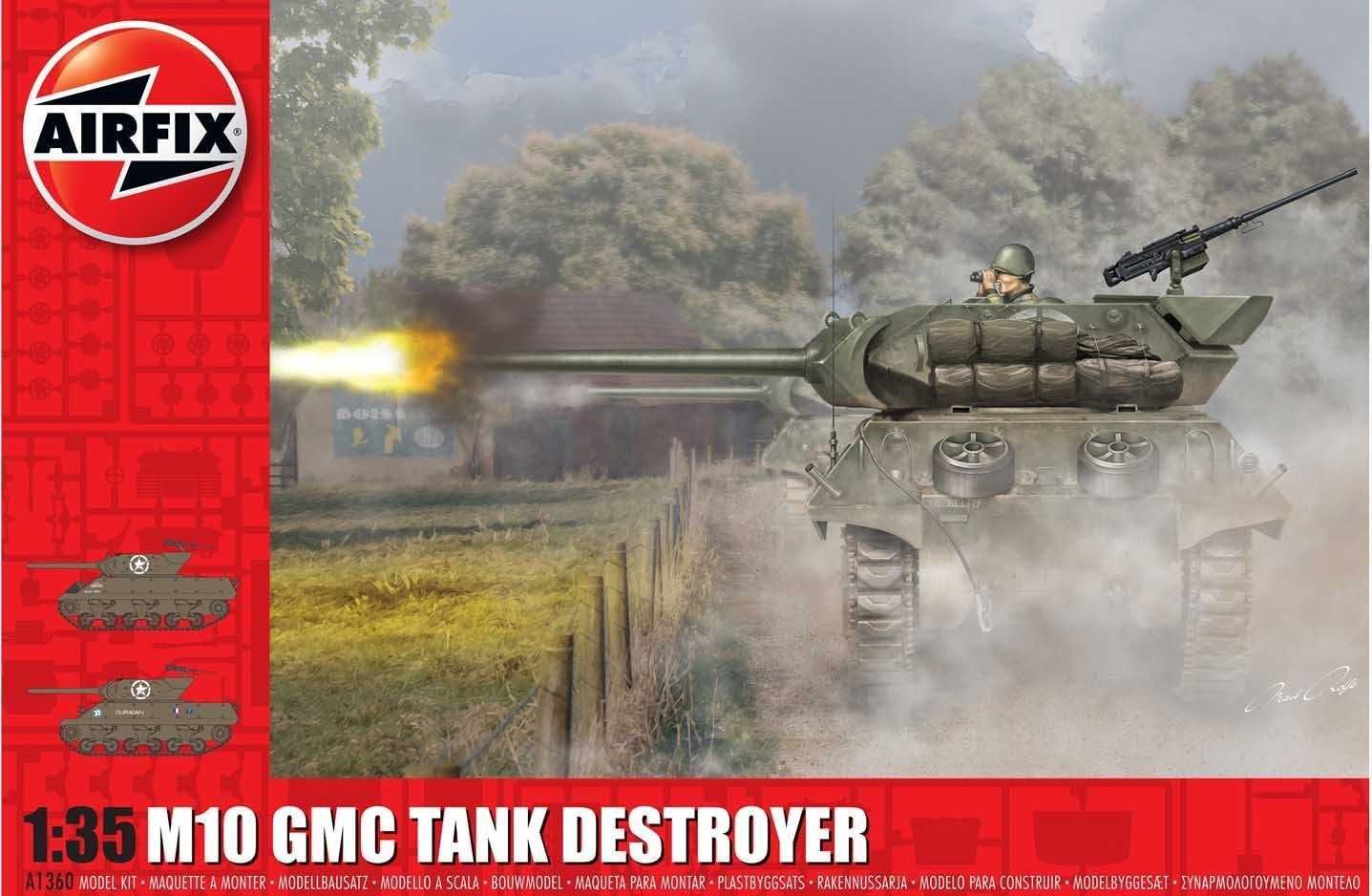 AIRFIX Classic Kit tank A1360 - M10 GMC (U.S. Army) (1:35) - obrázek 1