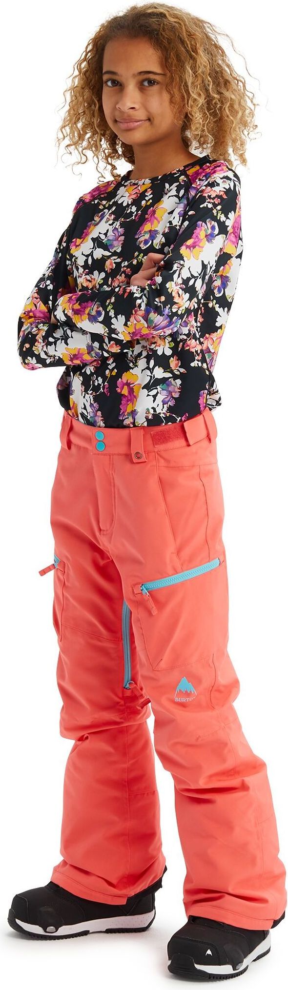 Burton Kids' Elite Cargo Pant - georgia peach 126-133 - obrázek 1