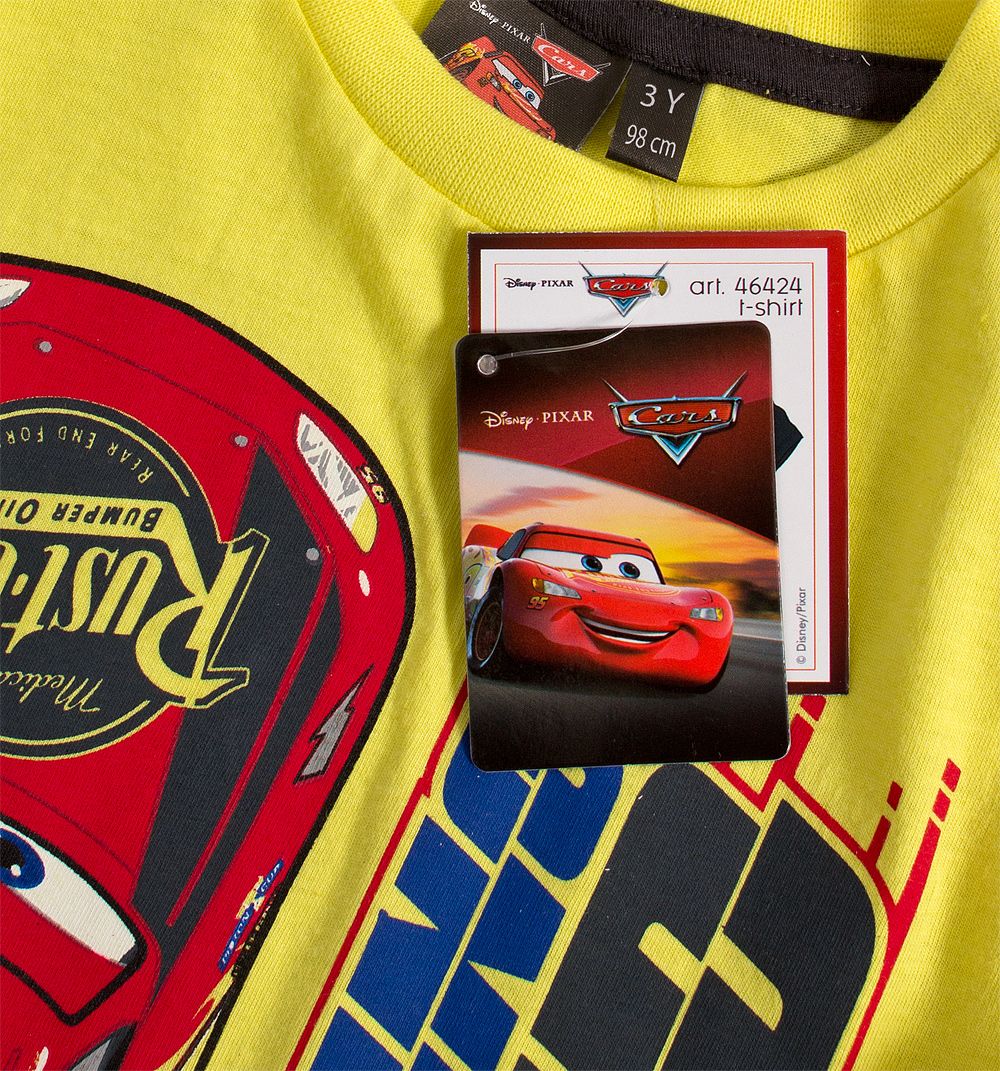 DISNEY CARS Chlapecké tričko DISNEY AUTA žluté Velikost: 122 - obrázek 3