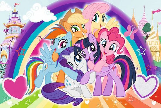 TREFL Puzzle My Little Pony: Šťastní poníci MAXI 24 dílků - obrázek 1