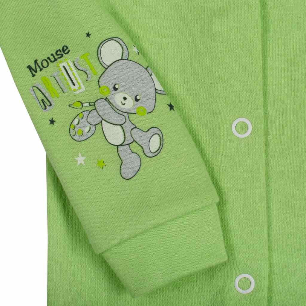 Kojenecký kabátek New Baby Mouse Artist zelený 50 - obrázek 2