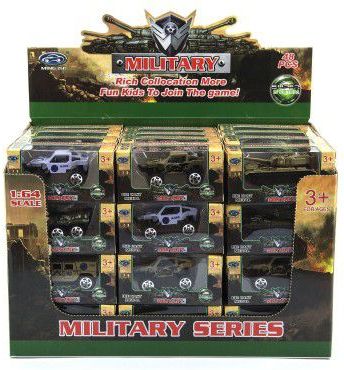 Teddies Tank/Auto vojenské/Obrněný transportér kov 7cm - obrázek 3