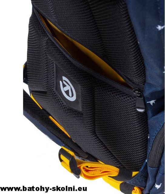 Studentský batoh Meatfly Basejumper 5 Birds Navy Black - Doprava Zdarma - obrázek 5