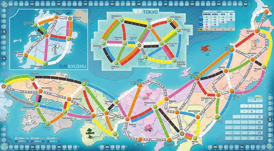Days of Wonder Ticket to Ride - Japan & Italy: Map Collection - obrázek 2