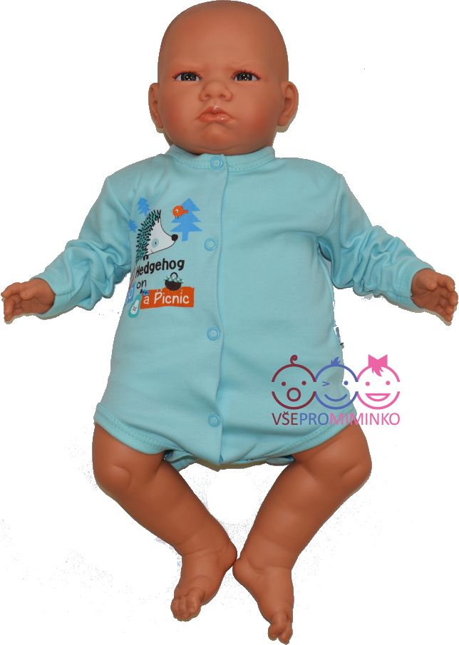 Kojenecké celopropínací body, Koala, Ježek, tyrkysové velikost 62 - obrázek 1