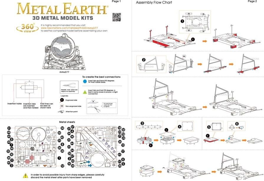 METAL EARTH 3D puzzle Batman vs. Superman: Bat-Signal - obrázek 3