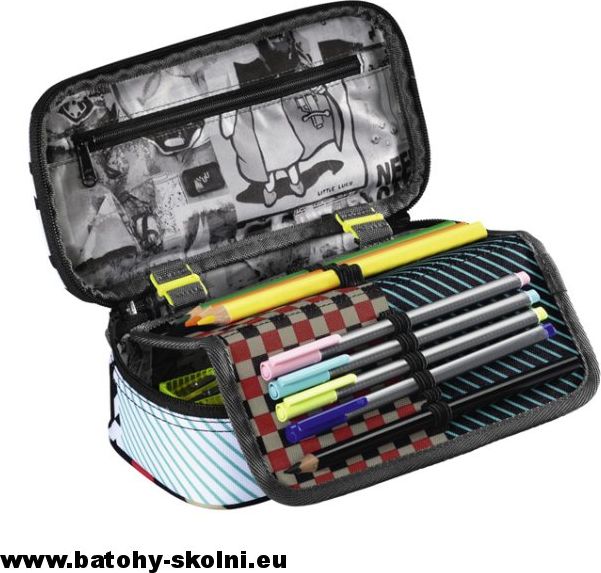 Originální studentský školní penál CoocaZoo PencilDenzel Unique Patch - obrázek 3