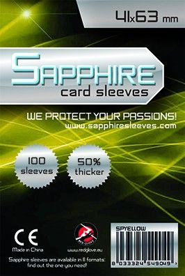Red Glove Obaly na karty Sapphire Yellow - (41x63 mm) 100 ks - obrázek 1