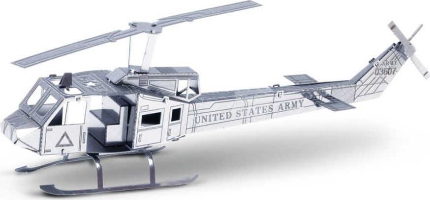 METAL EARTH 3D puzzle Vrtulník Bell UH-1 Huey - obrázek 1