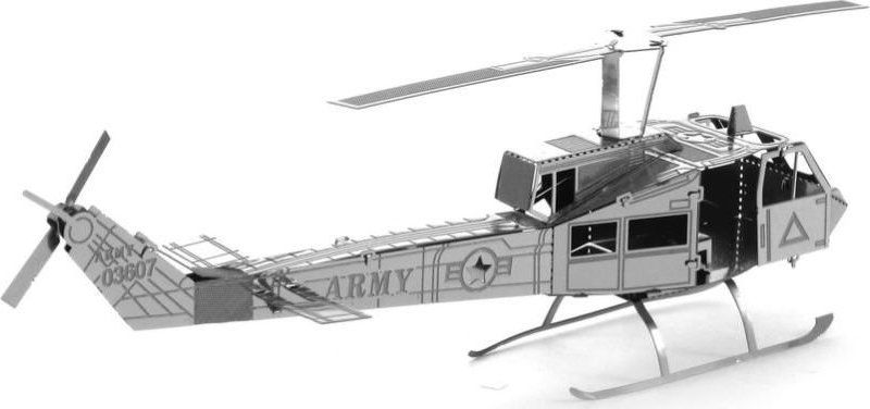METAL EARTH 3D puzzle Vrtulník Bell UH-1 Huey - obrázek 2