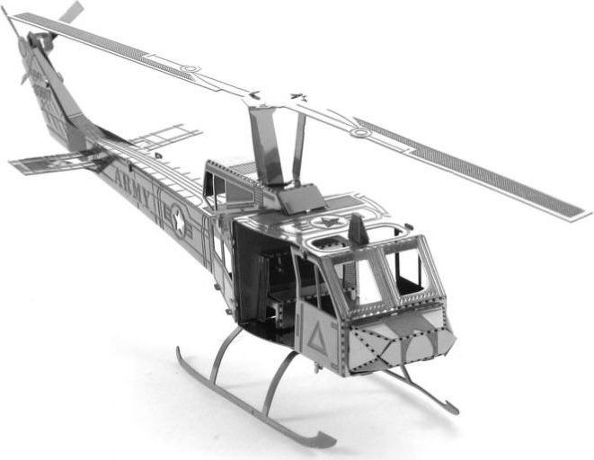 METAL EARTH 3D puzzle Vrtulník Bell UH-1 Huey - obrázek 4