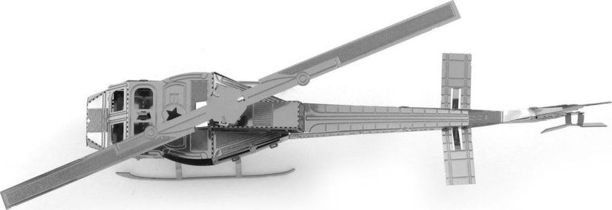 METAL EARTH 3D puzzle Vrtulník Bell UH-1 Huey - obrázek 5