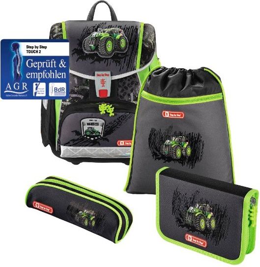Školní aktovka Traktor TOUCH2 4-dílný set Hama Step by Step - obrázek 6
