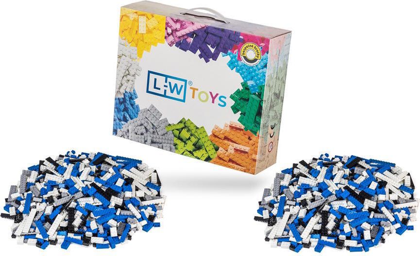 LW Toys Stavebnice pro děti - Policejní set 2000 ks - obrázek 1