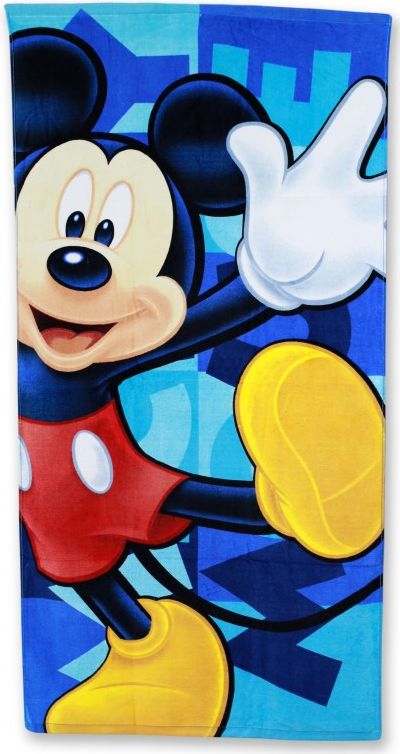 Setino - Dětská bavlněná premium osuška Mickey Mouse (Disney), 70 x 140 cm, 100% bavlna 360 gr/m2 - obrázek 1