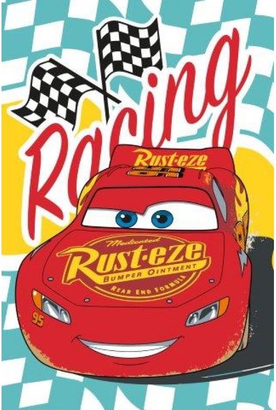 FARO Dětský ručník Cars Racing 100% Bavlna Froté 60/40 cm - obrázek 1
