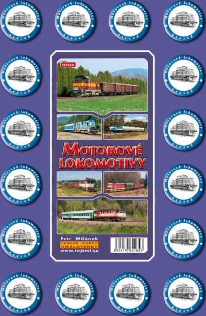 MIČÁNEK Rodinná hra Pexeso: Motorové lokomotivy - obrázek 1