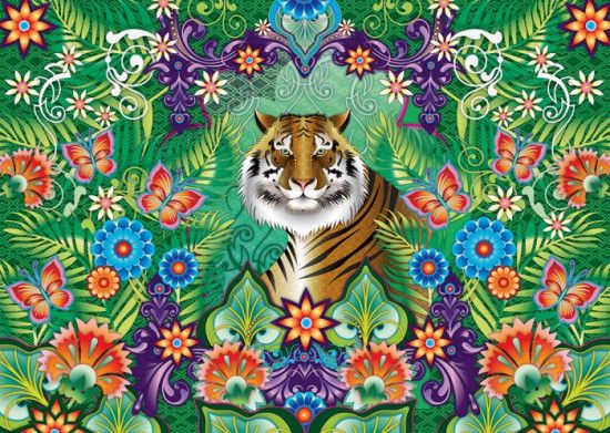 SCHMIDT Puzzle Tygr bengálský 1000 dílků - obrázek 1