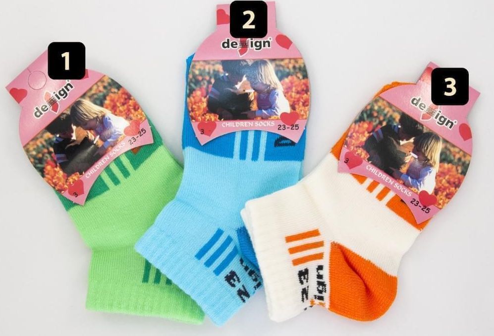 Design Socks dětské kotníkové ponožky 1 - obrázek 1