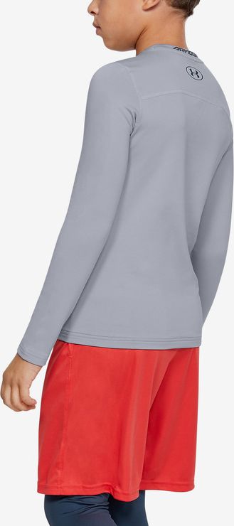ColdGear® Armour Triko dětské Under Armour | Šedá | Chlapecké | S - obrázek 3