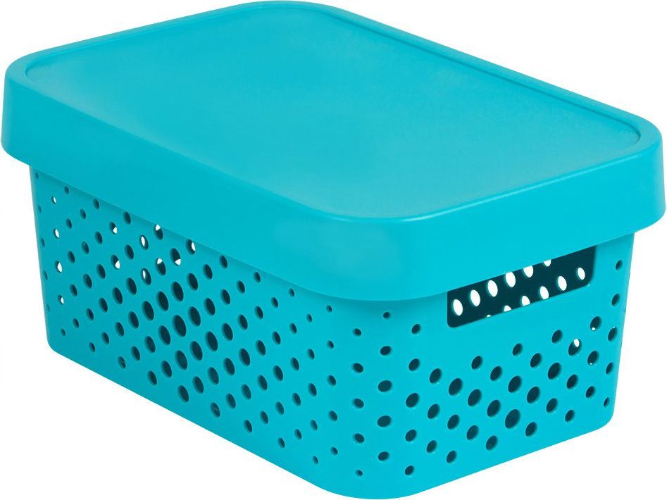 CURVER Úložný box INFINITY DOTS 4,5L - modrý R41568 - obrázek 1