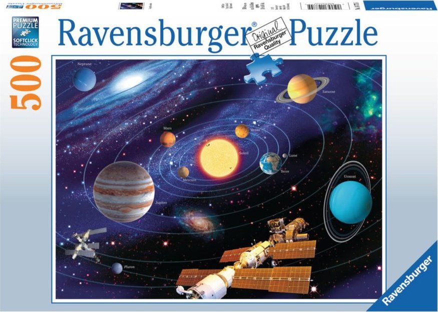 RAVENSBURGER Puzzle Sluneční soustava 500 dílků - obrázek 2