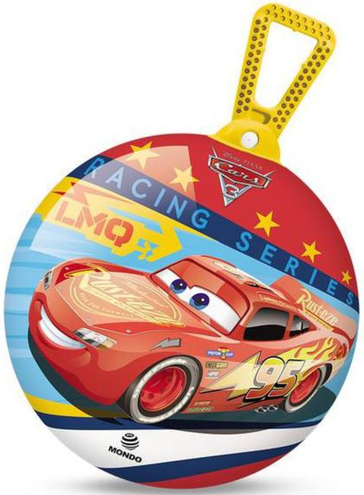 Skákací míč MONDO s držadlem Cars 45 cm - obrázek 1
