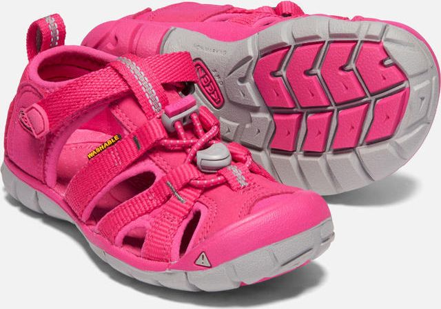 Keen Dětské sandály SEACAMP II CNX K hot pink růžová 24 - obrázek 3