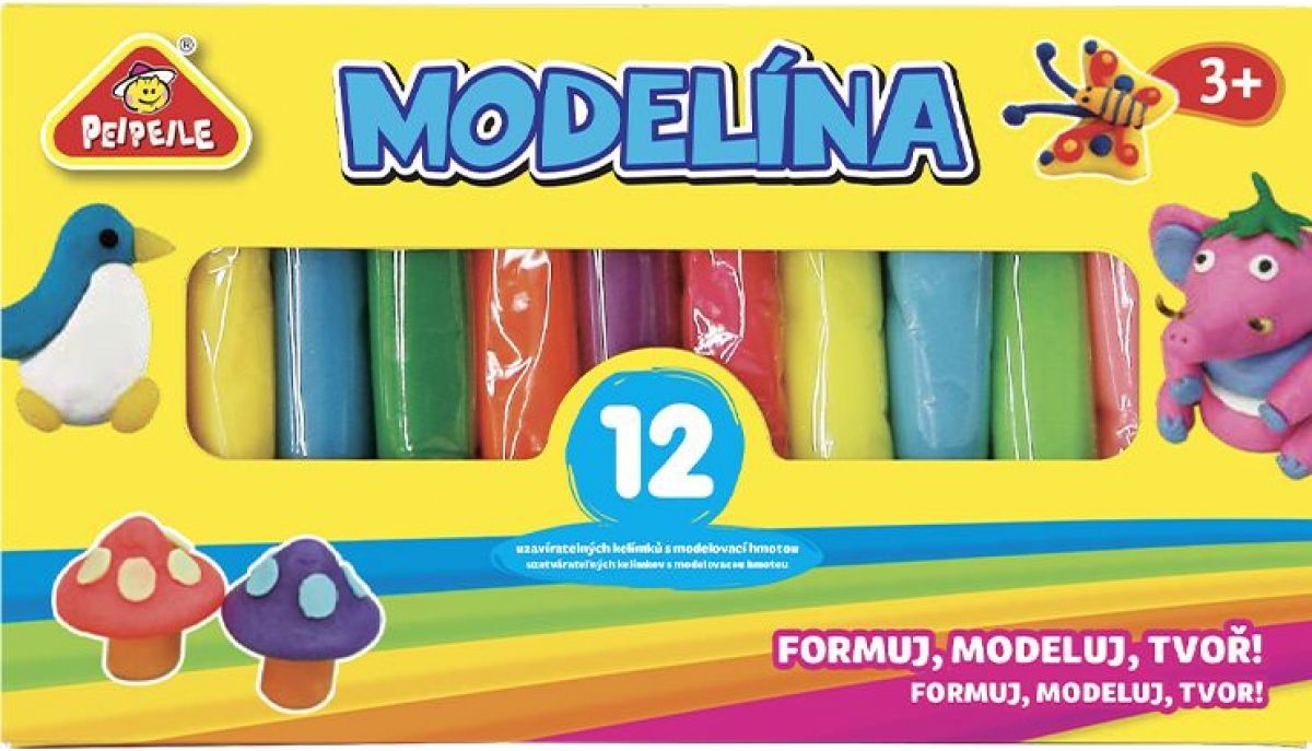 Modelína 12 barev v krabičce - obrázek 1