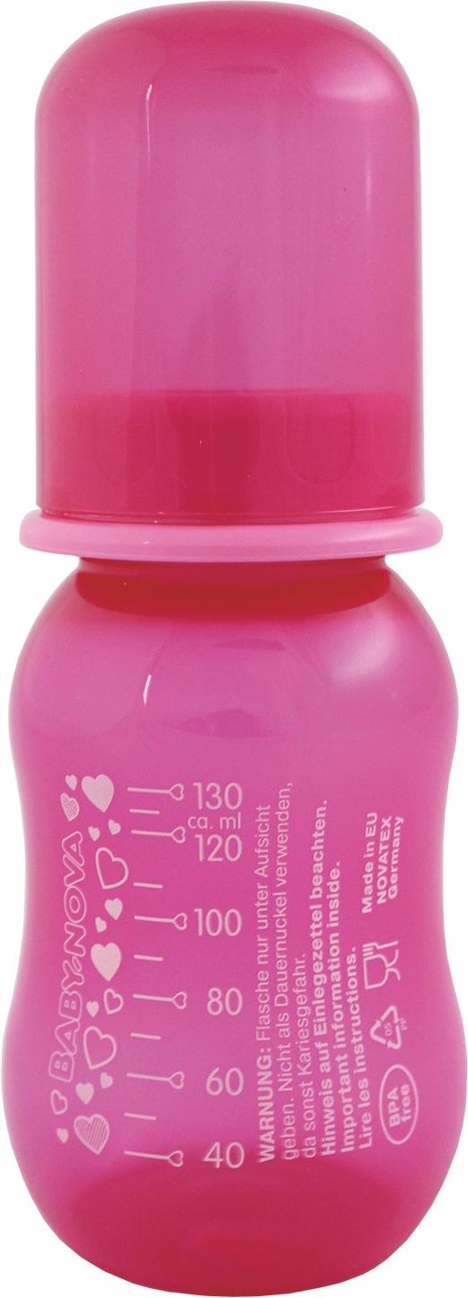 Baby Nova Láhev plastová jednobarevná 130 ml 1 ks - obrázek 2