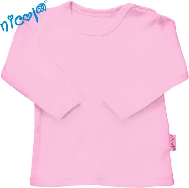 Nicol Bavlněná košilka - růžová, vel. 80 80 (9-12m) - obrázek 1