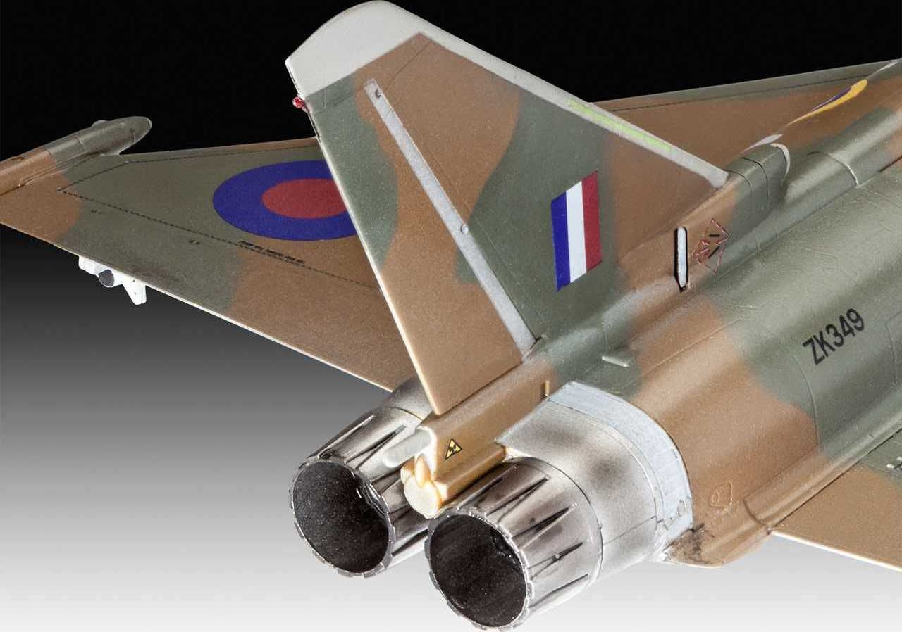 REVELL ModelSet letadlo 63900 - 100 Years RAF: Eurofighter Typhoon RAF (1:72) - obrázek 4