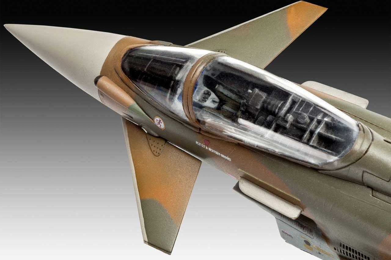 REVELL ModelSet letadlo 63900 - 100 Years RAF: Eurofighter Typhoon RAF (1:72) - obrázek 5