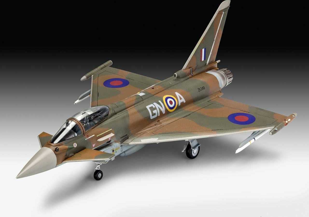 REVELL ModelSet letadlo 63900 - 100 Years RAF: Eurofighter Typhoon RAF (1:72) - obrázek 7