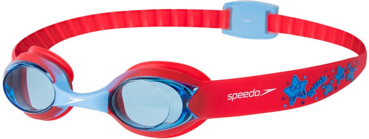 Speedo Sea Squad Illusion Goggle - lava red/japan blue/blue uni - obrázek 1